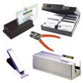 Magnetic strip encoder and reader, slot punch, etc